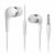 Corded Earbuds/Headset/Phone Calls/Headphones Bass Treble Microphone Wired White