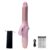Cordless Curling Iron, USB Rechargeable Hair Curler with 3 Temp Settings, Mini Portable Travel Hair Curler Straightener, 30 s Fast Heating, 36 H Styling, Cordless Design for Travel, Pink