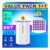 Cordless Flying Insect Trap Indoor, 4000mAh Rechargeable UV Light Bug Catcher for Moths Gnats Fruit Flies, 2-in-1 Night Light Mode Fly Trap for Home Kitchen Garage RV (1 Device & 1 Cartridge)