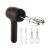 Cordless Hand Mixer with 6 Attachments, Black