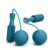 Cordless Jump Rope with Weight Ball, Fitness Training Jump Rope, Cordless Rope, For Fitness Workout Anywhere for Exercise Training, for Men Women (Blue)