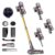 Cordless Vacuum Cleaner, 650W 55KPA 70Mins Stick Vacuum Cleaners for Home, Anti-Tangle Vacuum Cordless with Touch Screen and 1.8L Cup, Self-Standing Vacuum Cleaner for Home/Pet Hair/Carpets/Floors