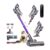 Cordless Vacuum Cleaner, 650W 55KPA 70Mins Vacuum Cleaners for Home, Stick Vacuum with Wall Mount Charging, Auto Mode, LED Touchscreen, 1.8L Dust Cup, Handheld Vacuum for Pet Hair/Carpet/Floor