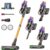 Cordless Vacuum Cleaner, 650W/55KPA/70 Mins Vacuum Cleaners for Home with Self-Standing, Anti-Tangle Vacuum Cordless, Smart Display and 1.8L Cup Cordless Stick Vacuum Cleaner for Pet Hair/Carpets