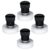 CORHAD 4pcs Clay Trimming Tools Set for Pottery Making, Practical Ceramic Finishing Tools Plastic and Metal Material, Even and Smooth Trimming, Efficient Assistant for Pottery Enthusiasts