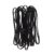 CORHAD Black Braided Pu Leather Cord for Jewelry Making and Bracelets, 5m Sturdy and Easy to Work with Beading String for DIY Crafts and Necklace Thread