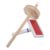 CORHAD Pet Hair Comb Grooming Tool for Cats and Dogs, Wooden Yarn Spindle with Stainless Steel and Plastic, Efficient Shedding Solution for DIY Crafts and Crafting Beginners