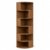 Corner Bookcase, Tall 6 Tier Storage Shelf for Small Spaces