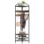 Corner Hall Tree, 4-Tier Coat Rack with 8 Hooks and Shoe Storage, Brown