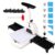 Corner Rounder Punch with Interchangeable Dies, Multi-Size Radius Cutter for Paper, Cardstock, Photos, DIY Crafts, Scrapbooking & Greeting Cards