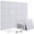 Corodo 48″x48″ Large Felt Bulletin Board Tiles for Wall,16 Pcs, Light Gray