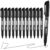 coruscant Permanent Markers, 12 Pack Extra Fine Tip 0.4 mm Black Marker, Quick-Drying, Waterproof, Fade-Resistant, Ideal for Home, Office, School