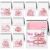 Cosblank 8 Pcs Book Sleeve Pouches with Zipper Club Gifts,Bow Style