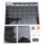 Cosiki Magnetic Planner Set, PET Magnetic Monthly Planner and Black Dry Erase Board with 3 Boards 8 Color Markers Eraser for Fridge Kitchen Family Schedule