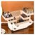 Cosmetic Storage box Portable Multi-Function Make Up Case, Dustproof Cosmetic Storage Box, Cosmetics Organizer Skin Care Products Jewelry Organizer Case Box for Bedroom Bathroom Desktop Travel Makeup