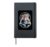 Cosmic Primate Contemplating the Moon Hardcover Journal, Black