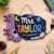 Cosmic Space Galaxy Pencil Teacher Classroom Wooden Sign