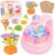 cosone DIY Fabric Flower Bouquet Toys for 3 4 5 6 7 8 Year Girls Easter Basket Stuffers Educational Toy Reusable Bouquets Maker Birthday Gift for Girls Handmade Activity Set – Pink