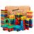 cossy 220Pcs Magnetic Tiles Magnetic 3D Building Blocks Set, Construction Toys for 3 4 5 6 7 8 Year Old Boy and Girl with Stronger Magnets, Educational Toys, Recreational, Conventional