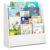 Costzon 4-Tier Kids Bookshelf, Front Facing Children Bookcase with Deep Compartments, Magazine Storage Rack for Kids Bedroom, Playroom, Nursery, Classroom, Kindergarten (White)