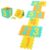 Costzon Kids Foam Puzzle Floor Mat, 9 Tiles Baby Comfortable Tummy Time Mat with Numbers, Non-Slip & Waterproof Interlocking Foam Tiles Play Mat for Toddler Playroom, Kindergarten or Nursery