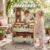Costzon Wooden Grocery Store Pretend Play, Outdoor & Indoor Farm Market Stand w/Chalkboard & 40+ Accessories, Supermarket Playset for Kids, Solid Grocery Store Role Play Toy for Toddlers Ages 3+