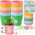 Cosweet 36 Pack Durable Resin Garden Pot Craft Kit for Kids