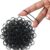 Cosy Companions 100x Black Rubber Bands For Hair, Small Elastic Hair Ties, Hair Bands No Damage, Tiny Hair Elastics, Hair Accessories For Braids, Mini, Little, Rubberbands