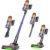 COTIAR Cordless Vacuum Cleaner,Vacuum Cleaners for Home,550W 45KPa 65Mins Powerful Stick Vacuum with Green Light, Wireless Vacumm, Rechargeable Vacuum for Pet Hair/Carpet/Hardwood Floor