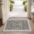 cotiled 2×3 Washable Rug for Entryway: Non Slip Vintage Blue Brown Area Rug
