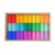 CoudarTitie Acrylic Building Blocks Preschool Stacking Toy Educational Construction Translucent Pieces for Fine Motor Skill Mathematical Learning Suitable for Classroom Home Play Area, 15-Color 30PC