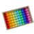 CoudarTitie Children Building Blocks Wooden Stacking Blocks Disc Blocks Cylindrical Blocks with Beech Wood and Acrylic Centers for Sorting Stacking and Display in Tray Box Suitable for Activities