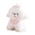 CoudarTitie Pet Stuffed Animal Plush Figure Home Decor, Collectible, Stuffed Cartoon Toy Puppy Doll Toy for Adults Teens, White