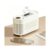 Countertop Mini Ice Maker — Compact Portable Bullet Cube Machine for Home Kitchen, Office and Bar, Small Tabletop with Quick Chill for Daily Use and Parties, Creamy White