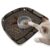 Country Star Feeding Mat, Vintage Dark Brown Leopard Brown Star Gray Wheat Ear Border Waterproof Foldable Pet Cat Dog Food Mat Placemats for Cats Dogs Water Bowl 17.7×11.8in