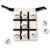 Couples Tic Tac Toe Game with Ceramic Pieces, Portable Drawstring Bag Board Game, Cute Date Night Game for Couples, Romantic Anniversary Valentine’s Day Gift for Him Her, Coffee Table Decor