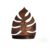 COVRA 7 x 9.8 Inch Floating Shelves for Wall – Unique Leaf Shaped Wall Decor, Small Wall Shelf for Room Decor – Rustic Wood
