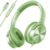 Cowyawn USB C Headphones Wired, Over Ear USB C Wired Headphones with Microphone, Volume Control, HD Stereo Sound, Foldable USB Type C Headphone for Adult/Teens/Laptop/Computer/iPhone 15/16/17, Green