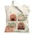 Cozy Coffee Morning Illustration Bohemian Canvas Tote Bag 13×15 Inch