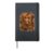 Cozy Scarf Kitten Thanksgiving Autumn Cute Fall Cat Hardcover Journal, Black