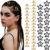 Cptots 30 Pcs Metal Star Hair Clips 2000s Y2K Snap Barrettes 1.5 In Non Slip Star Hair Accessories for Women,Black Gold