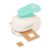Craftelier – Square Punch 5/8″ (1.58 cm) Diameter, Lever Punch for Paper and Cardstock, Ideal for Scrapbooking and Crafts, Size 2.36 x 1.57 x 2.16 Inches