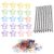 CRAFTHROU 1170pcs Hair Clip and Rubber Band Set for Hairstyles
