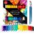 Crafts 4 All Acrylic Paint Set for Adults and Artists – 24 Pack of 12mL Paints with 3 Art Brushes, Non-Toxic Craft Paint for Easter Eggs, Ceramic Rock- Art Supplies