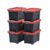 CRAFTSMAN 5-Gallon Heavy Duty Plastic Storage Bins with Lids, 6 Pack
