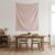 Craft Trade Indian Cotton Mandala Wall Hanging Tapestry for Aesthetic Boho Hippie Living Room, Meditation & Bedroom Décor – Rose Gold, 30×40 Inches