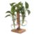 CRAFTYMELODY 1 Set Plant Propagation Station with Wooden Stand Burlywood Propagation Vases Hydroponic Planter Glass Metal Swivel Holder for Home Office Garden Decor Glass Vases