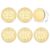 CRAFTYMELODY 6Pcs Iron Yes No Decision Coin Gold Round Challenge Coin Decision Maker Flip Token Portable Double Sided Making Flipping for Man Women Party Game Holiday School Office Gift