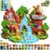 CraftyNest Magnetic Blocks, 200PCS Building Cubes, Boys Kids Gifts Toys
