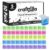 Craftzilla Pencil Sharpener 50 Pack, Manual Dual-Hole Sharpeners Bulk
